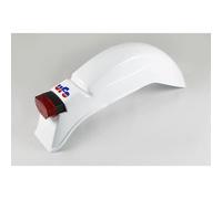 UFO Vintage Uni Rear Fender W/ Taillight For KTM Cagiva (80-83) White Me08034w
