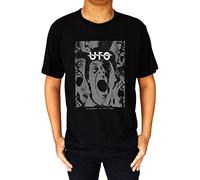 UFO Metal Band Strangers in The Night Music Logo Men's T Shirt (Large)
