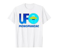 UFO Monomaniac Retro Alien Spaceship Design T-Shirt