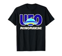 UFO Monomaniac Retro Alien Spaceship Design T-Shirt