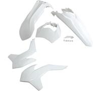 UFO Moto Full Body Replacement Plastic Kit White For KTM EXC 125 2014-2016