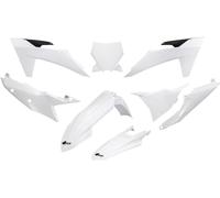 UFO Moto Motorcycle Full Body Replacement Plastic Kit White For KTM SX 125 2023