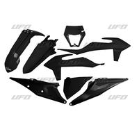 UFO Motorcycle Motorbike Complete Body Kit Black For KTM EXC 150 TPI 2020-2023