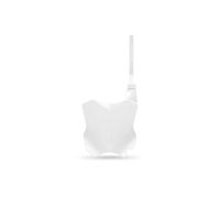 UFO Front Number Board Extension For Kawasaki KX 450 F 2016-2020 - White