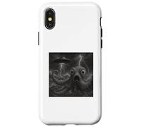 UFO Octopus Selfie With Invasion Alien Novelty Humor Case for iPhone X/XS