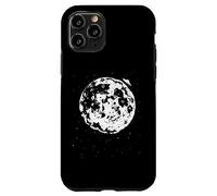 UFO on the Moon - Stars and Outer Space Aliens Distressed Case for iPhone 11 Pro