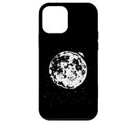 UFO on the Moon - Stars and Outer Space Aliens Distressed Case for iPhone 12 mini
