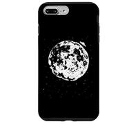 UFO on the Moon - Stars and Outer Space Aliens Distressed Case for iPhone 7 Plus/8 Plus