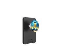 UFO Over Cincinnati Ohio Starry Night Van Gogh Art Style PopSockets PopWallet for MagSafe