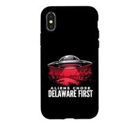 UFO Over Delaware River Town Case for iPhone X/XS
