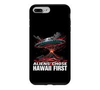 UFO Over Volcano Island Humor Case for iPhone 7 Plus/8 Plus