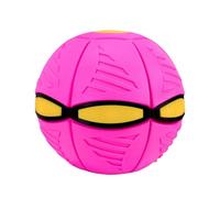 UFO Pet Flying Saucer Ball, 2-in-1 Stomp Magic Bouncy Toy, Interactive Dog Frisbee Disc for Outdoor Play