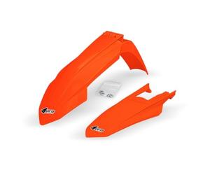 UFO PLAST Fender Kit Orange Fluoro Ktm SX 300 2023-2024