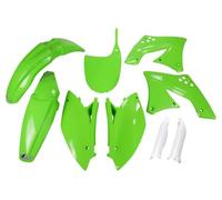Ufo Kawasaki Kxf 450 2009-2011 Kakit213f-026 Fork Protectors & Plastics Kit Green