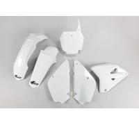 Fairing Kit UFO PLAST 6-piece fairing set plastic white OEM