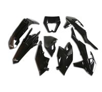 UFO Plastic Kit KTM 125 XC-W 2017-2019 - Black Color