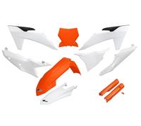 Ufo Ktm Sx/sx-f 2023-2024 Ktkit529f-999 Fork Protectors & Plastics Kit White