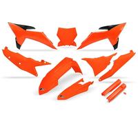 UFO Plastics Kit For KTM SX125 2025 2026 Black Orange
