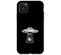 UFO Raccoon Abduction Funny Alien Meme Retro Sci-Fi Case for iPhone 11 Pro Max