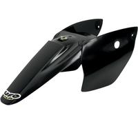 Fender Cover UFO PLAST rear fender cover black for KTM SX 65 ccm Yr. 2002 - 2008