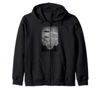 UFO Release The Files Funny Alien Disclosure Zip Hoodie