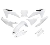UFO Moto Motorcycle Full Body Replacement Plastic Kit White For KTM SX 125 2023