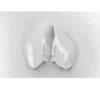 UFO Side Number Plates Kawasaki KX 250 1999-2002 White