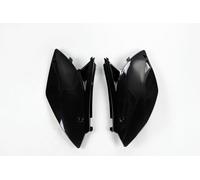 UFO Side Number Plates Kawasaki KX 250 F 2009-2012 Black