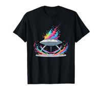 UFO Spaceship Rainbow Landing T-Shirt