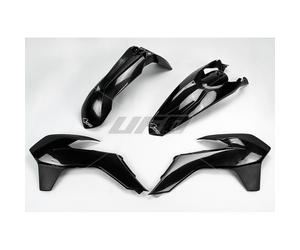 UFO Standard Plastics Kit For KTM EXC EXC-F 2014-2016 Black