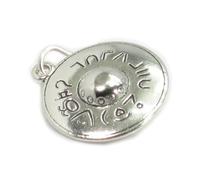 UFO sterling silver charm .925 x 1 Flying saucer alien space charms