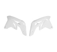 UFO Suzuki RMZ 250 2007-2009 White Radiator Covers Replica MX UFO SU04901-041