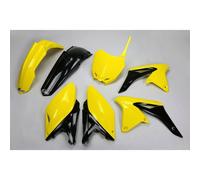 Fairing Kit UFO PLAST 7-piece fairing set plastic cladding kit yellow/black