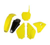 Fairing Kit UFO PLAST 6-piece fairing set plastic cladding kit yellow/ black