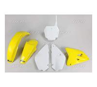 UFO Suzuki RM85 Original Colour Plastic Kit Yellow/White (02-17)