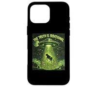 UFO The Truth Is Irrational Cow Abduction 3.14 Math Pi Day Case for iPhone 16 Pro Max
