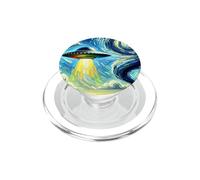 UFO Tornado Van Gogh Starry Night Storm Chasing Art Design PopSockets PopGrip for MagSafe