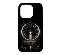 UFO UAP Alien Abduction Occult Conspiracy Art Case for iPhone 15 Pro