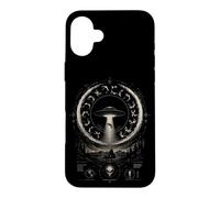 UFO UAP Alien Abduction Occult Conspiracy Art Case for iPhone 16 Plus