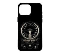 UFO UAP Alien Abduction Occult Conspiracy Art Case for iPhone 16 Pro Max