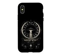UFO UAP Alien Abduction Occult Conspiracy Art Case for iPhone X/XS