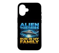 UFO UAP Alien Theory Run In My Family Truth Conspiracy Facts Case for iPhone 16