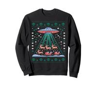 Ufo ugly Christmas sweater, alien santa ugly xmas sweater Sweatshirt