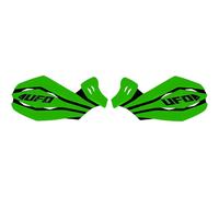 UFO Claw Handguards in KX Green Universal MX Enduro Hand Guards + Mounting Kit