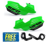 UFO Universal Handguards for Motocross with fixing kit Bush Guards MOTO X Green