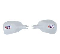 UFO Vintage Style Motocross Off Road Hand Guards White