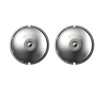 UFO VAN LOCKS 8080332315D UFO Double Set Van Lock with Hasp and Heavy Duty Padlock, Nickel Opaco