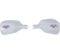 UFO Vintage Style Motocross Off Road Hand Guards White