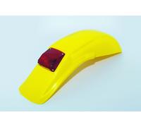 UFO Vintage Uni Enduro Rear Fender W/ Taillight (83-93) Yellow Me08027d