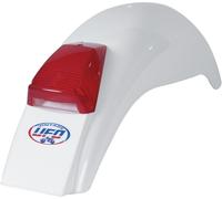 UFO Vintage Uni Rear Fender Preston W/ Taillight (75-79) White Me08031w